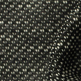 Black Marl Chunky Knit, Cotton-Poly — texture