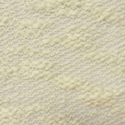 Cream Tone-on-Tone Chunky Knit, Cotton-Poly, 186 gsm