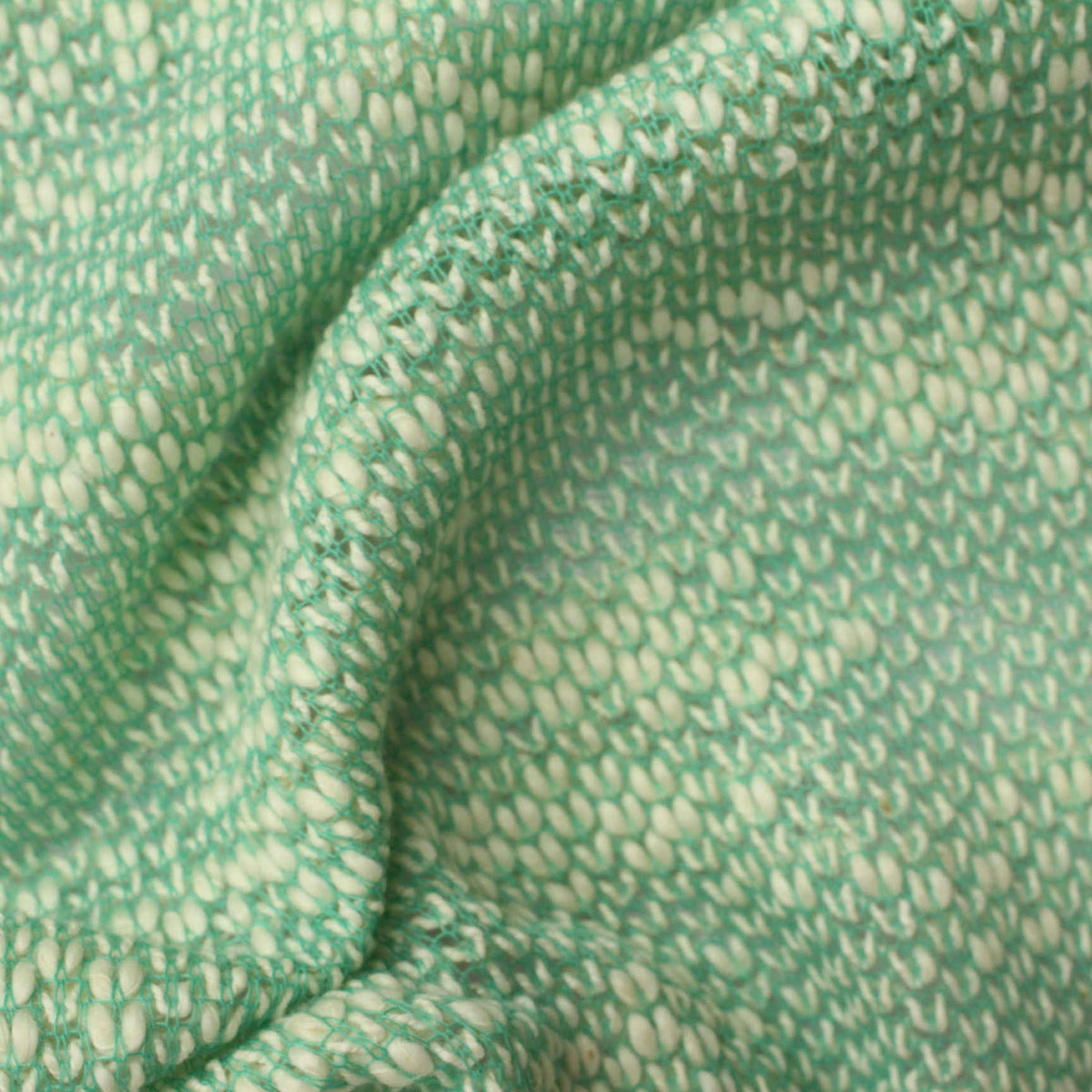 Mint Marl Chunky Knit, Cotton-Poly