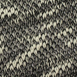Jacquard Slub Cotton Polyester Chunky Knit Fabric, 175 gsm, 160 cm — Black — texture