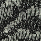 Black Leopard Chunky Knit, Polyester — texture