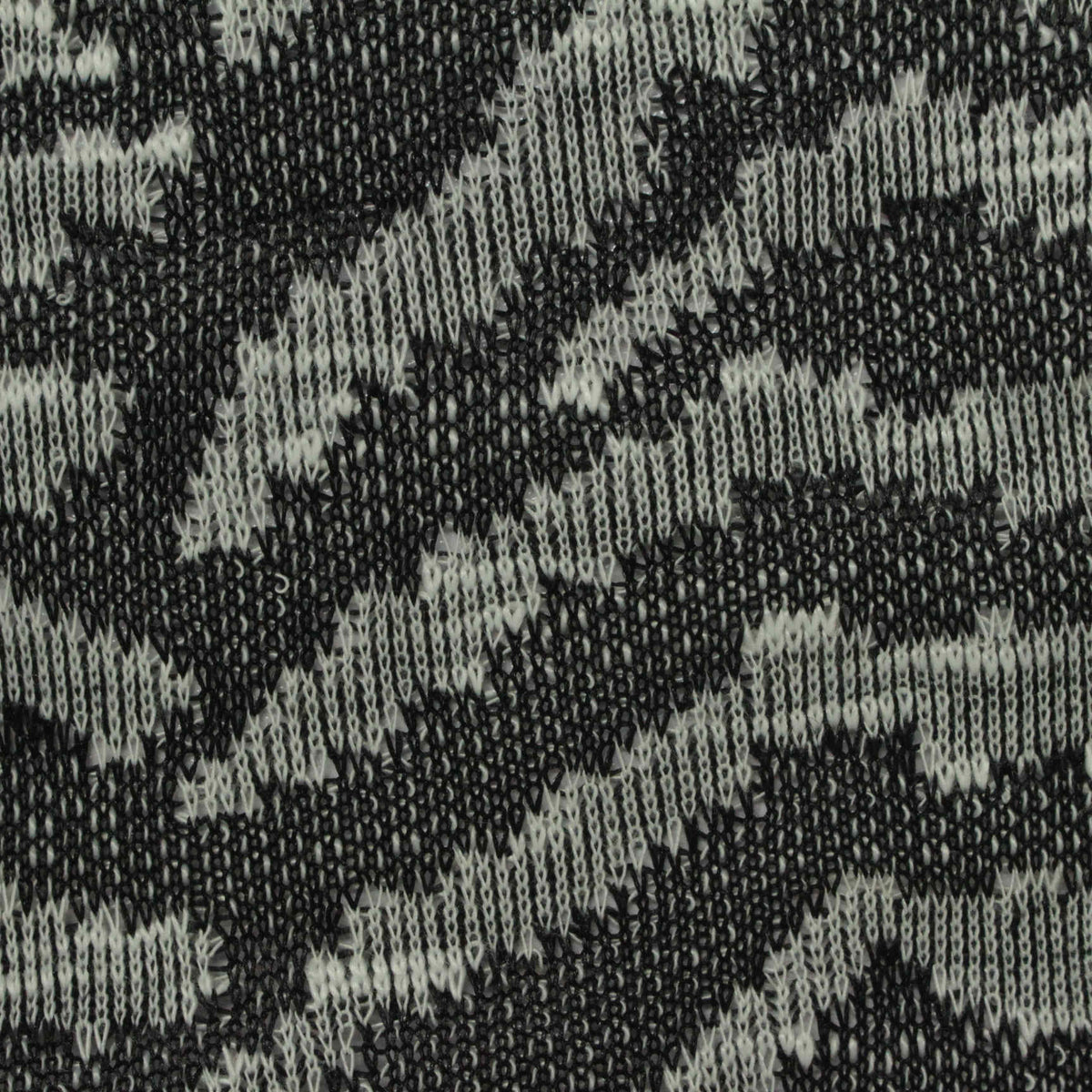 Black Leopard Chunky Knit, Polyester, 183 gsm