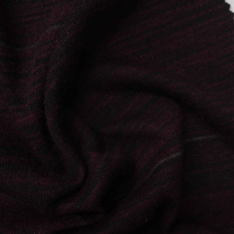 Deep Red Marl Chunky Knit, Poly-Acrylic