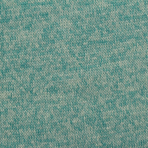 Teal Marl Chunky Knit, Viscose-Poly, 190 gsm