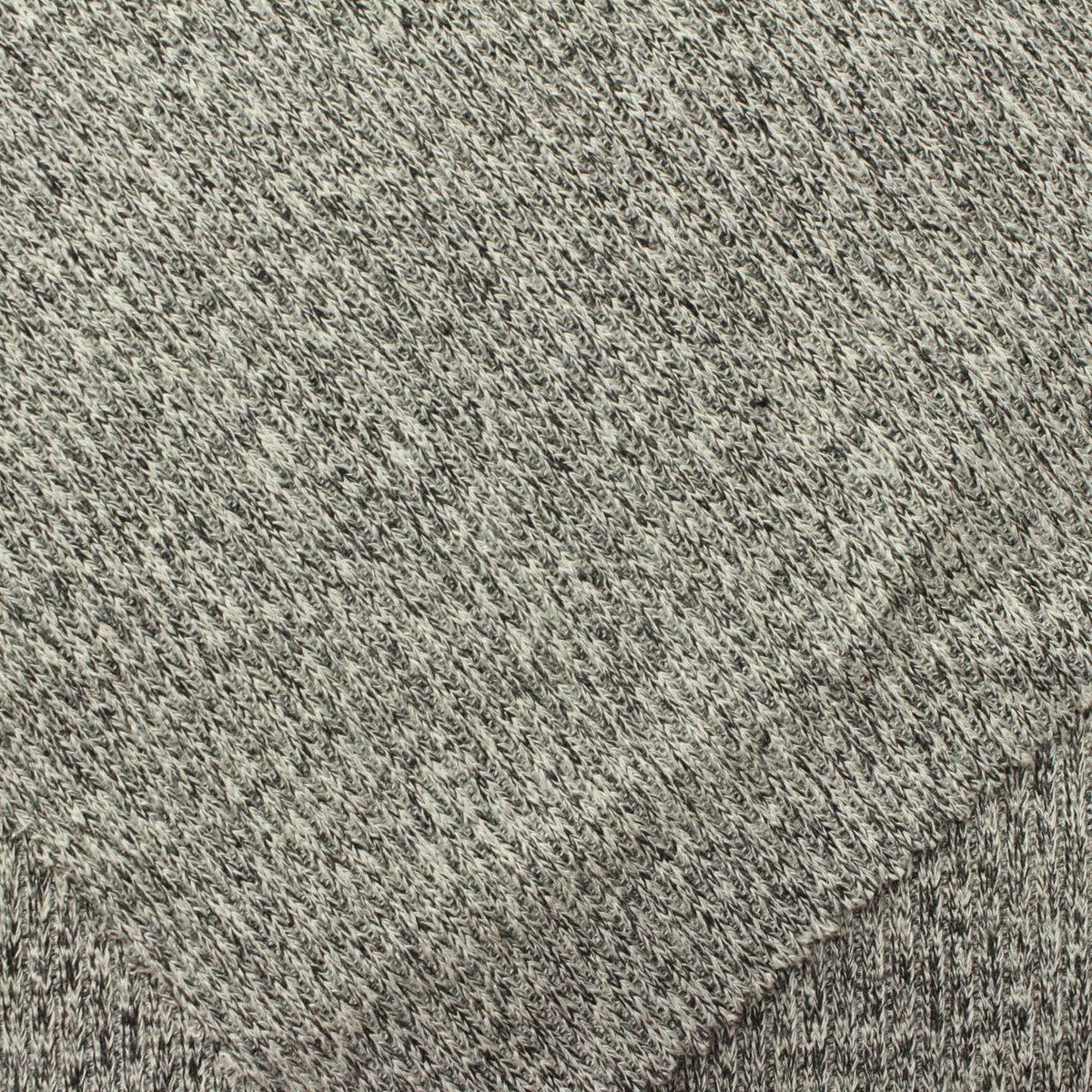 Grey Marl Rib Knit, Viscose-Poly, 250 gsm, 145 cm