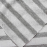 Grey Diagonal-Stripe Chunky Knit, Polyester