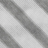 Grey Diagonal-Stripe Chunky Knit, Polyester — texture