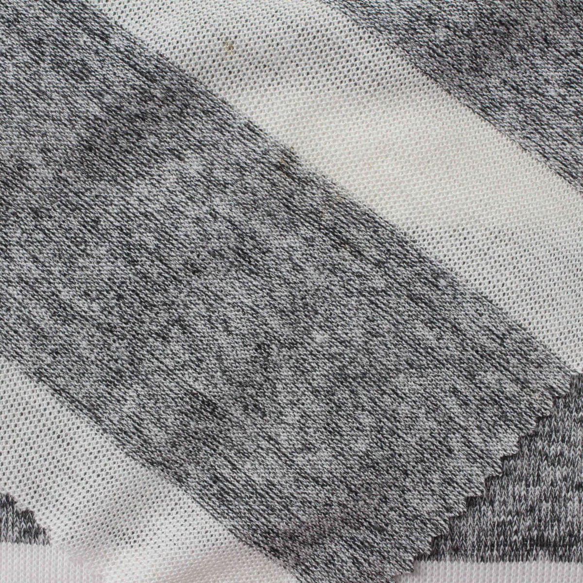 Grey Marl Chunky Knit, Viscose-Poly, 167 gsm