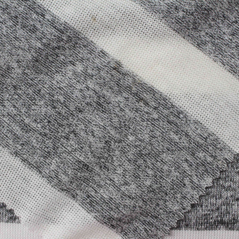 Grey Marl Chunky Knit, Viscose-Poly, 167 gsm