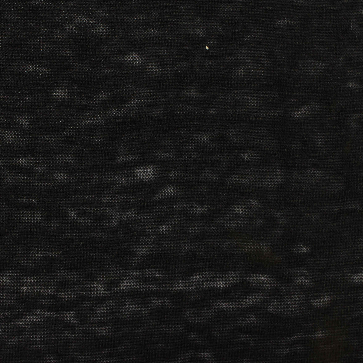 Black Marl Jersey Knit, Cotton, 125 gsm