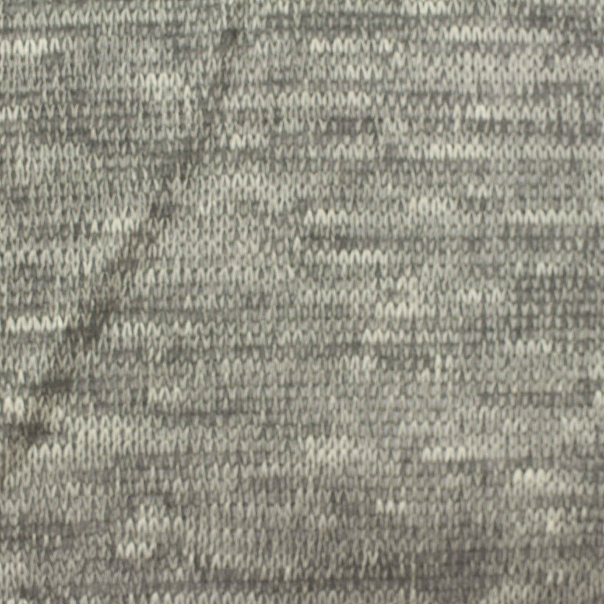 Dark Grey Heathered-Marl Chunky Knit, Viscose-Poly, 176 gsm