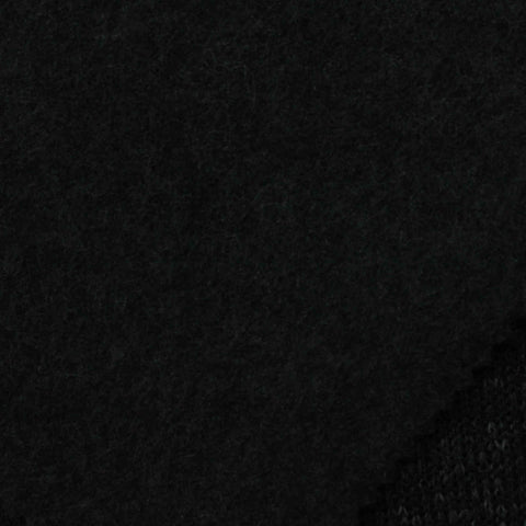 Yarn-Dyed 100% Polyester Knit Fabric, 290 gsm, 170 cm — Black