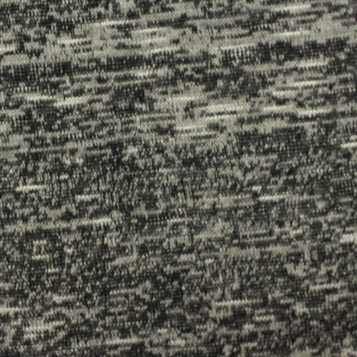 Black Heathered-Marl Chunky Knit, Viscose-Poly, 155 gsm