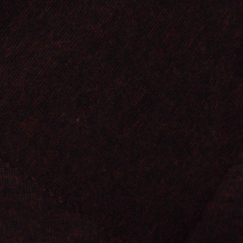 Dark Red Marl Chunky Knit, Polyester, 200 gsm