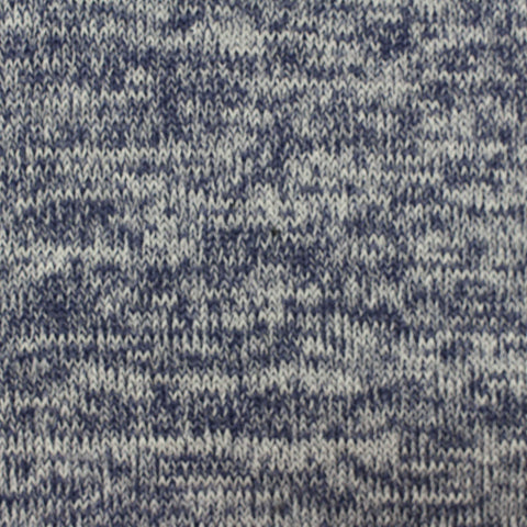 Blue Marl Chunky Knit, Viscose-Poly, 210 gsm