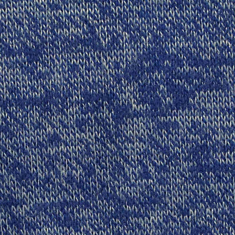 Blue Marl Chunky Knit, Cotton-Poly, 189 gsm