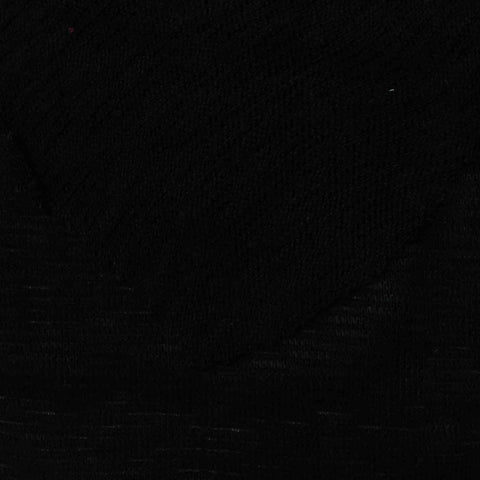Black Marl Chunky Knit, Viscose, 183 gsm