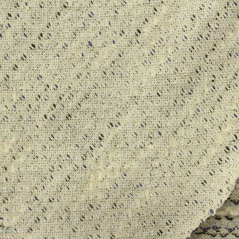 Off-White Marl Chunky Knit, Cotton-Poly