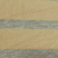 Beige Horizontal-Stripe Chunky Knit, Poly-Viscose, 192 gsm