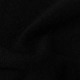 100% Acrylic Chunky Knit Fabric, 333 gsm, 155 cm — Black