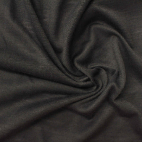Dark Grey Marl Jersey Knit, Poly-Viscose, 102 gsm