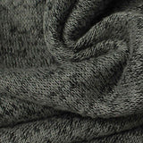 Heather Grey Marl Chunky Knit, Viscose-Poly — texture