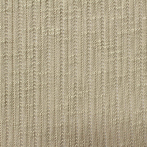 Beige Tone-on-Tone Chunky Knit, Polyester, 168 gsm