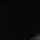 Brushed 100% Polyester Chunky Knit Fabric, 315 gsm, 160 cm — Black