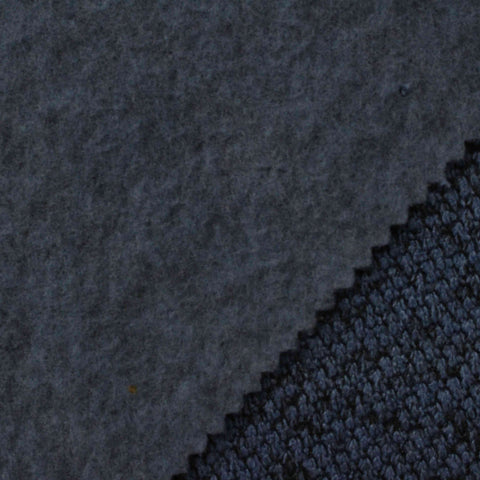 100% Polyester French Terry Fabric, 300 gsm, 165 cm — Navy