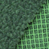 100% Polyester Chunky Knit Fabric, 295 gsm, 160 cm — Green — texture