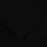 Polyester Stretch Chunky Knit Fabric, 155 gsm, 155 cm — Black