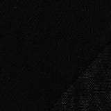 Slub Viscose Polyester Stretch Chunky Knit Fabric, 150 gsm, 150 cm — Black