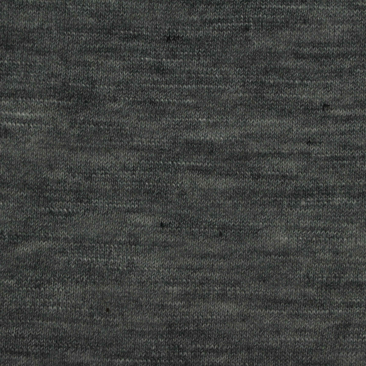 Dark Grey Heathered-Marl Chunky Knit, Polyester, 148 gsm