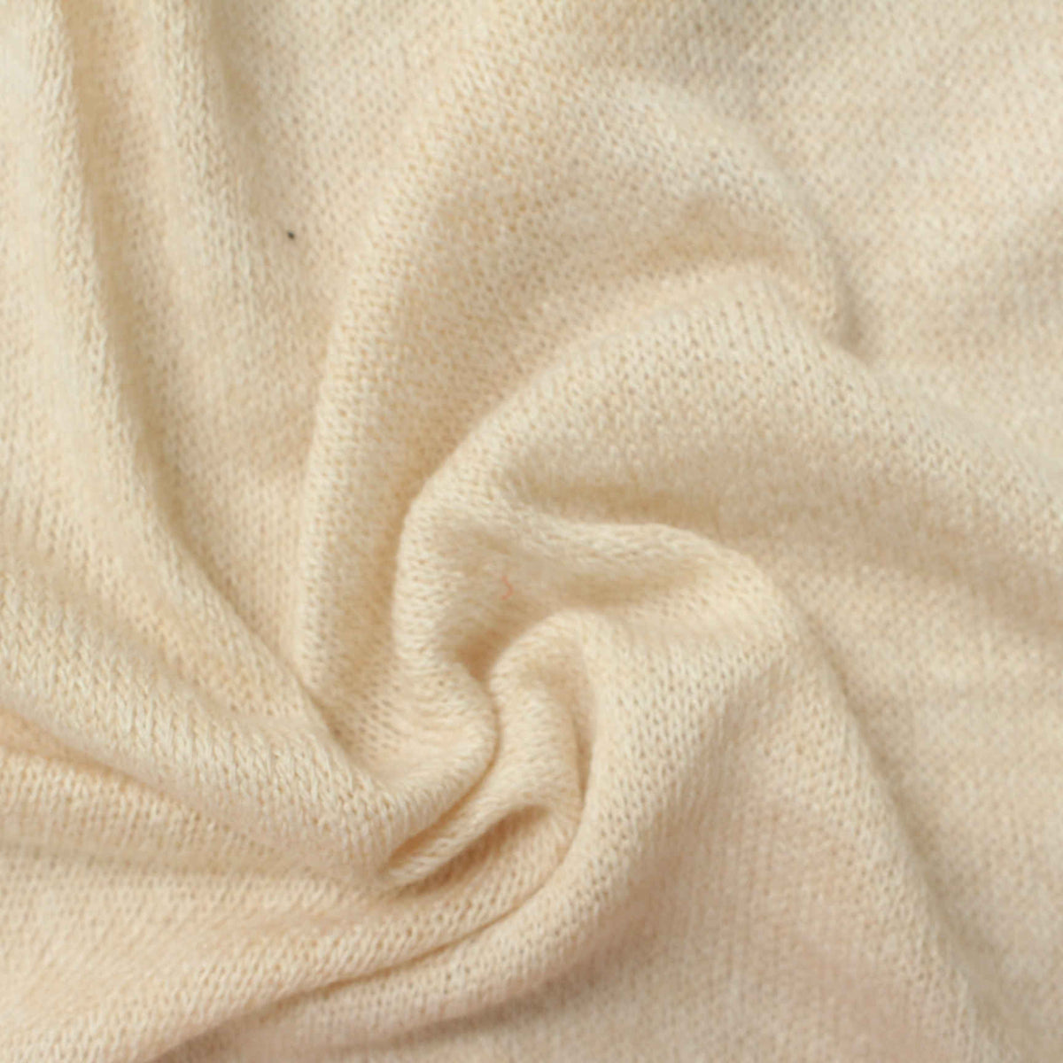 Viscose Polyester Stretch Chunky Knit Fabric, 164 gsm, 160 cm — Beige