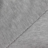 Heather Polyester Stretch Chunky Knit Fabric, 178 gsm, 160 cm — Grey