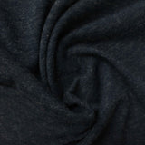 Dark Blue Heathered-Marl Chunky Knit, Poly-Viscose