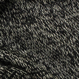 Black Marl Chunky Knit, Poly-Viscose — texture