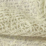 Cream Openwork Chunky Knit, Polyester — texture