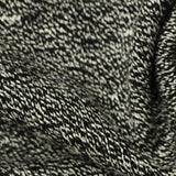 Black Marl Chunky Knit, Viscose — texture