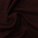 Dark Red Marl Chunky Knit, Poly-Cotton