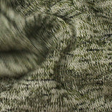 Green Heather Chunky Knit, Viscose-Poly — texture
