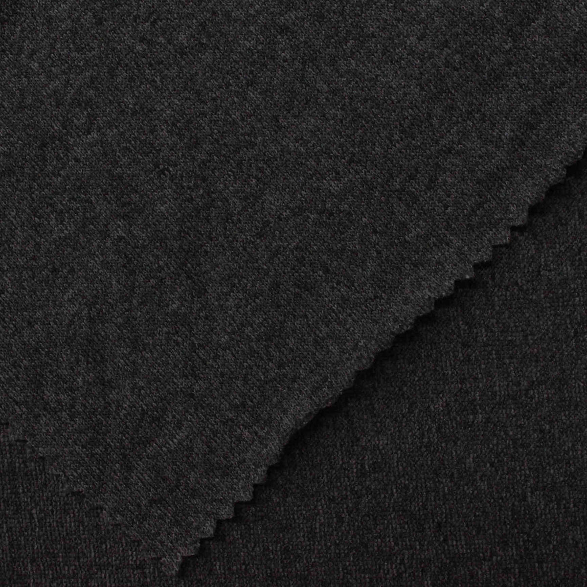 Dark Grey Marl Chunky Knit, Polyester, 150 gsm
