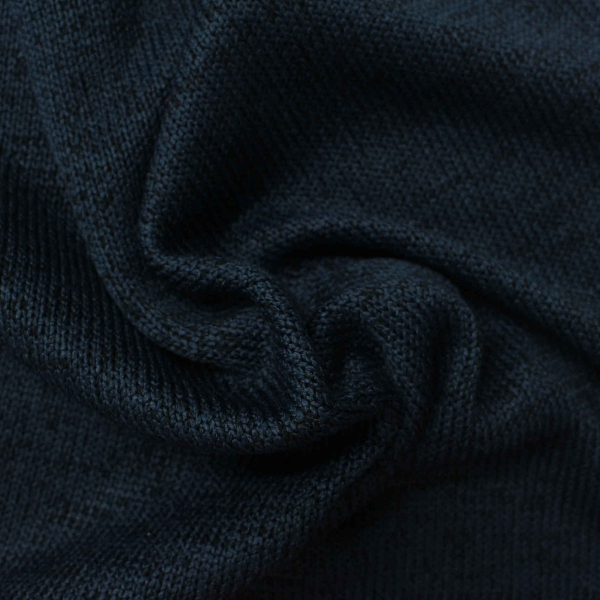 Dark Blue Marl Chunky Knit, Polyester, 290 gsm