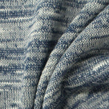 Blue Marl Chunky Knit, Viscose-Poly — texture