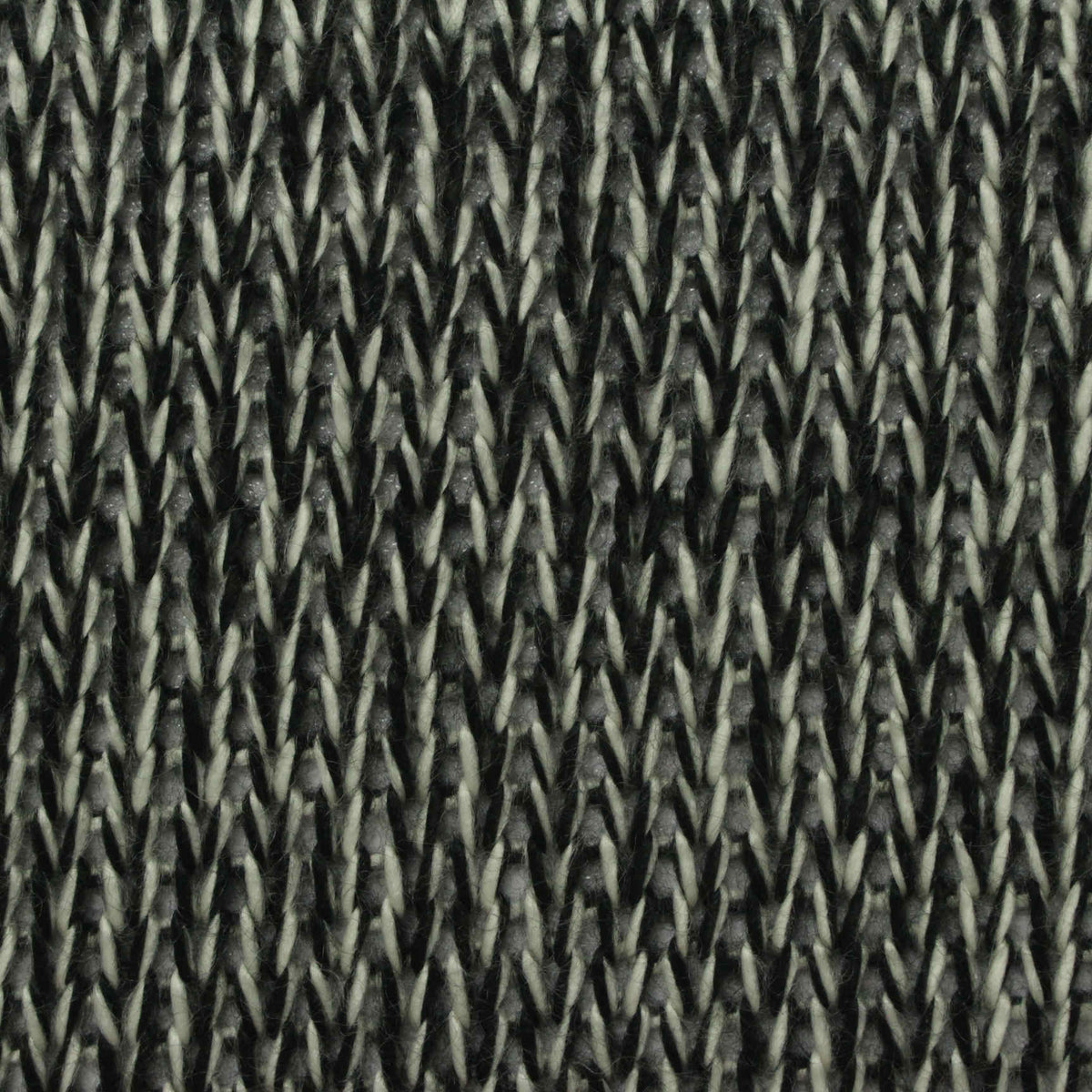 Black Marl Chunky Knit, Acrylic-Poly, 347 gsm