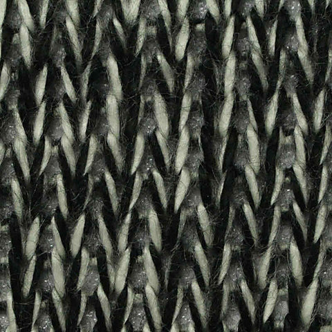Black Marl Chunky Knit, Acrylic-Poly, 347 gsm