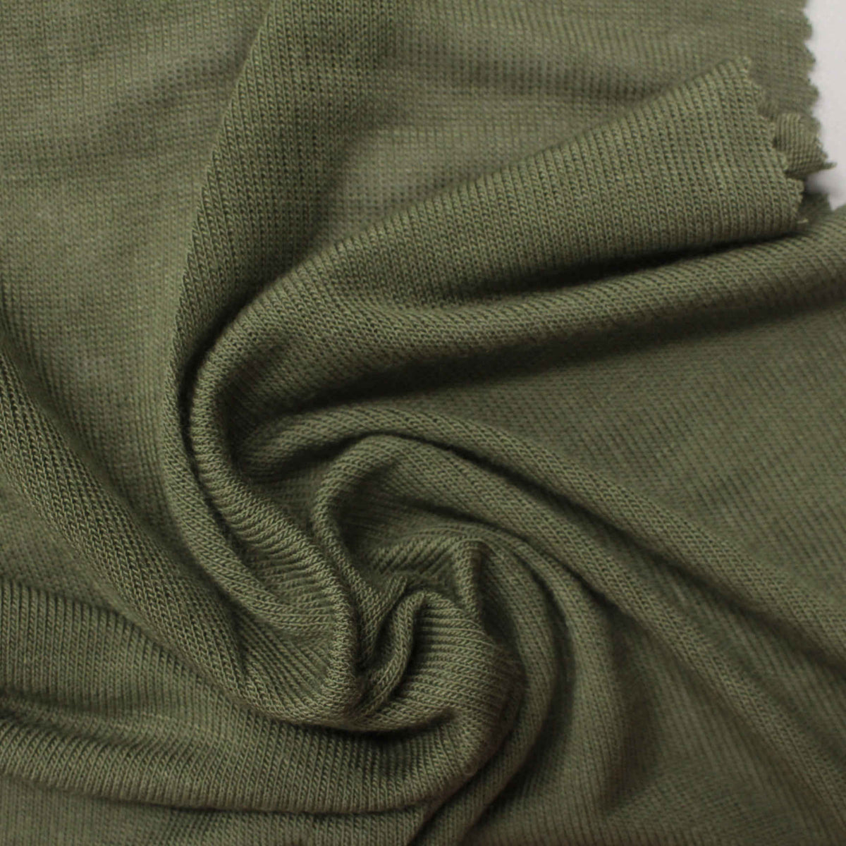 Viscose Stretch Jersey Knit Fabric, 96 gsm, 165 cm — Green