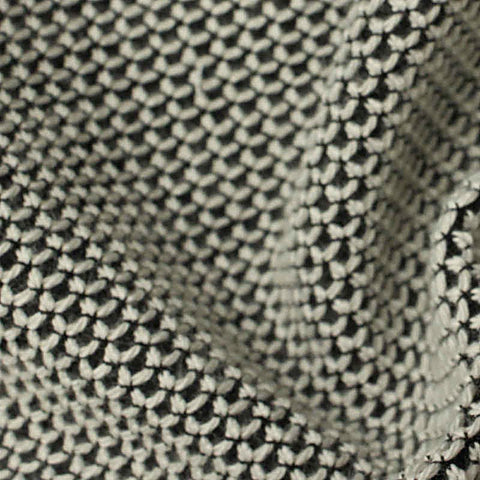 100% Polyester Chunky Knit Fabric, 315 gsm, 165 cm — Grey