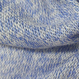 Blue Marl Chunky Knit, Cotton-Poly — texture