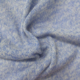 Blue Marl Chunky Knit, Cotton-Poly